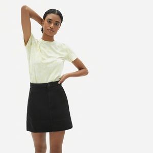 Everlane Canvas Stamp Skirt